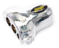 Stinger SPT53501, batteriterminal med flera utgångar, 2 x 4 AWG och 1 x 8 AWG, plus eller minus, krom