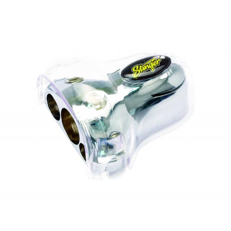 Stinger SPT53502, positiv eller negativ batteripolsterminal med 1 x 0 GA och 2 x 4 GA