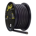 Stinger SPW10TB, svart 0 GA-strömkabel Pro, 50 fot