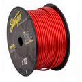 Stinger SPW18TR, röd 8 GA-strömkabel Pro, 250 fot
