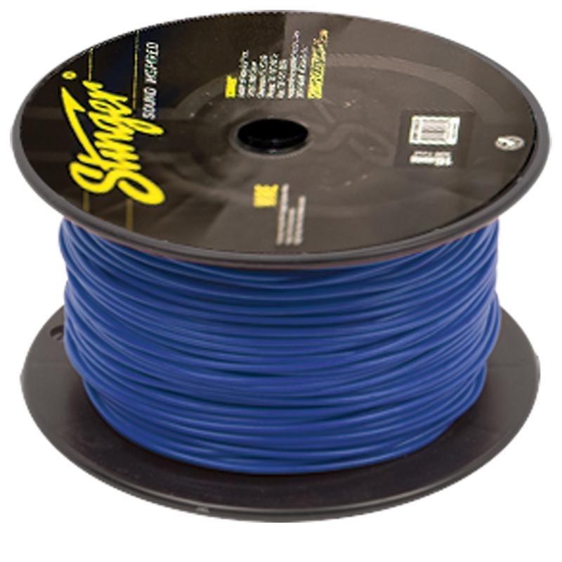 Stinger SPW318TU, transparent blå 18 GA-kabel, 500 fot