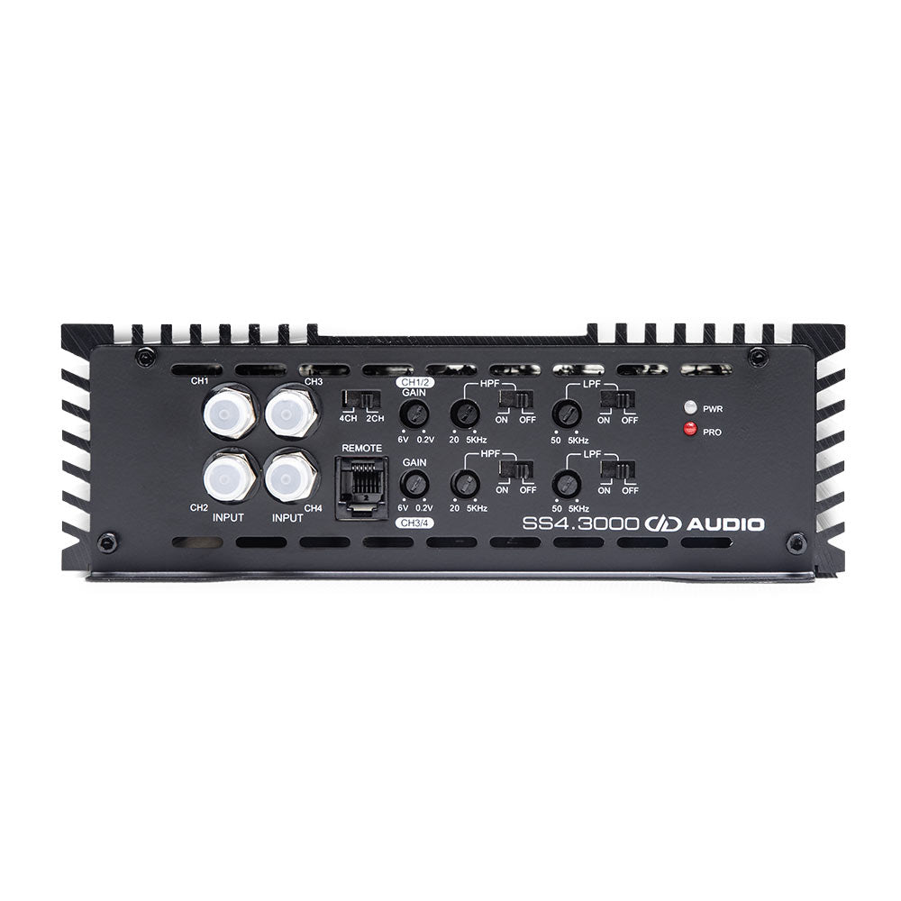 DD Audio SS4.3000 4-kanals klass D-förstärkare