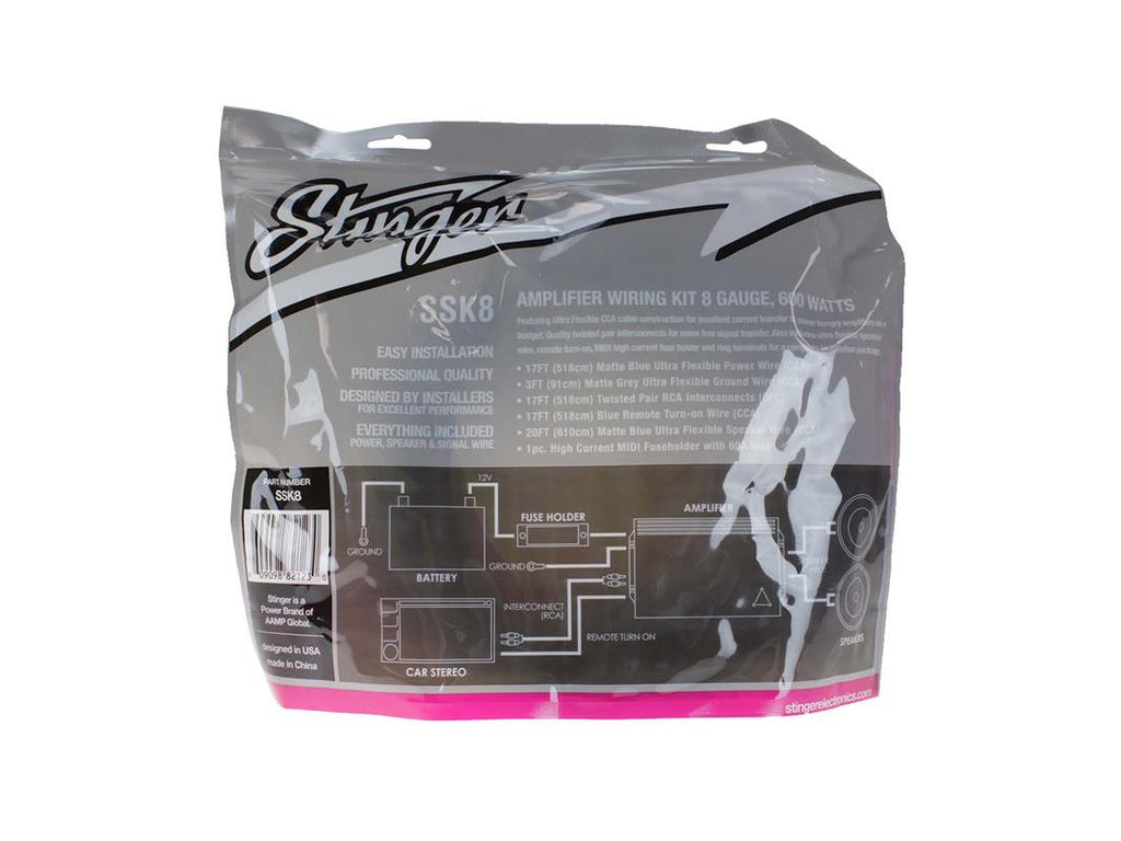 Stinger SSK8, Select kabelsats 8 AWG