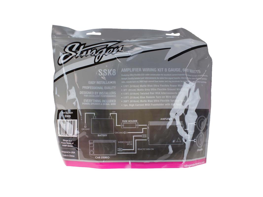 Stinger SSK8, Select kabelsats 8 AWG