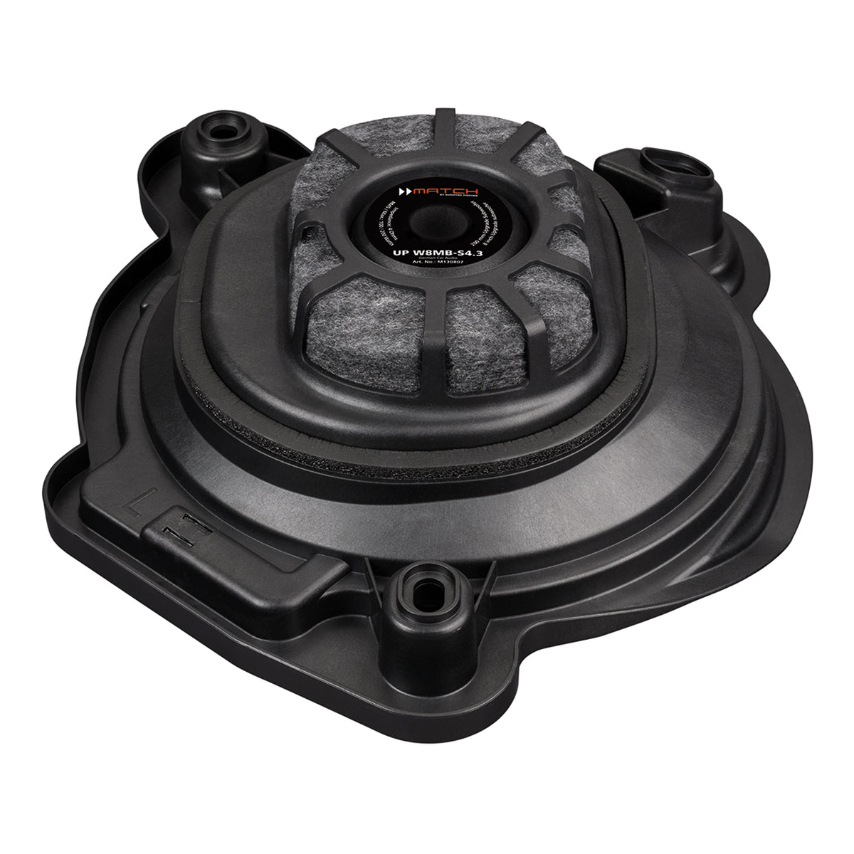MATCH UP W8MB-S4.3 LHD – subwoofers för vänsterstyrd Mercedes-Benz