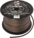Ground Zero SOFT strömkabel 10 mm² mörkbrun 50 m