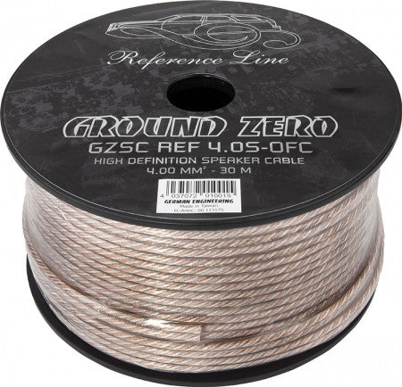 Ground Zero högtalarkabel 2 x 4,00 mm², 30 m