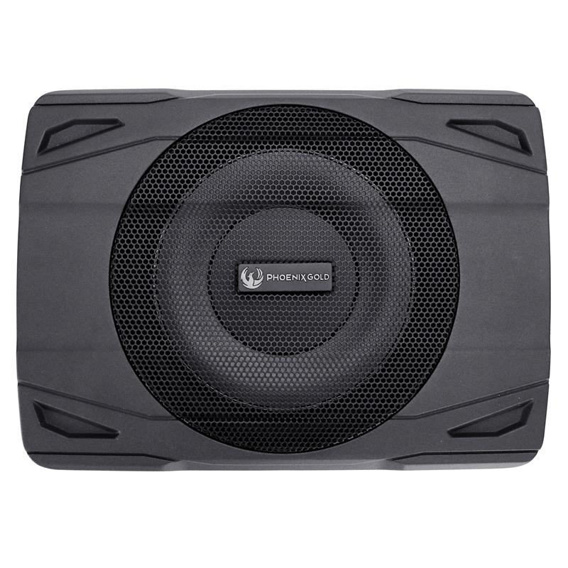 Phoenix Gold Z880, slimmad aktiv 8-tums subwoofer