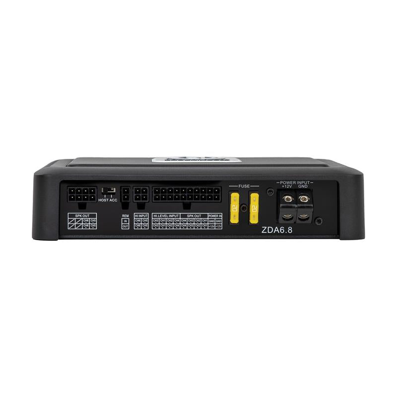 Phoenix Gold ZDA6.8, 6-kanals DSP-förstärkare 4 x 30 W och 2 x 70 W RMS med 8-kanals DSP
