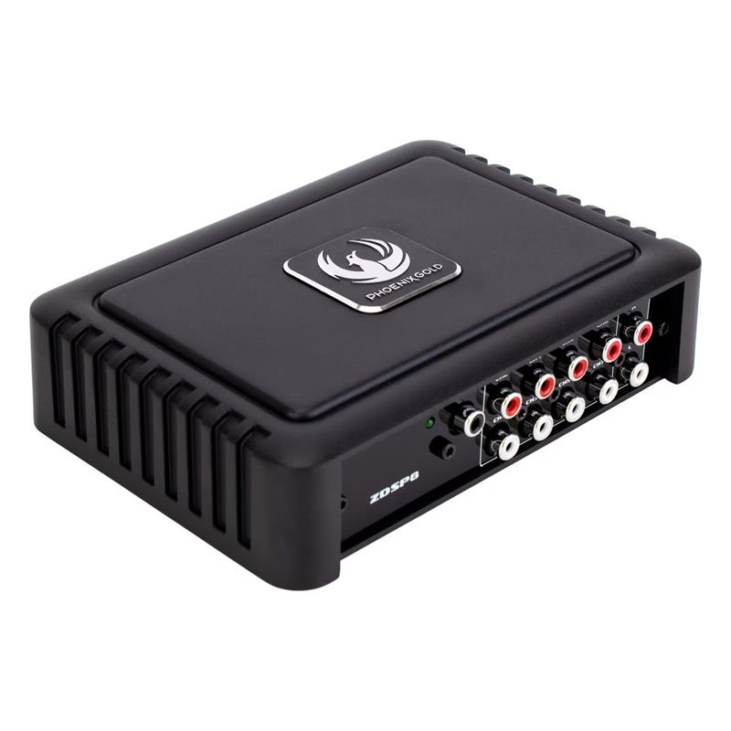 Phoenix Gold ZDSP8, 8-kanals DSP med 6 ingångar, Bluetooth, USB och app