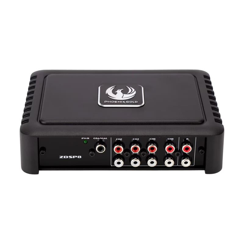 Phoenix Gold ZDSP8, 8-kanals DSP med 6 ingångar, Bluetooth, USB och app