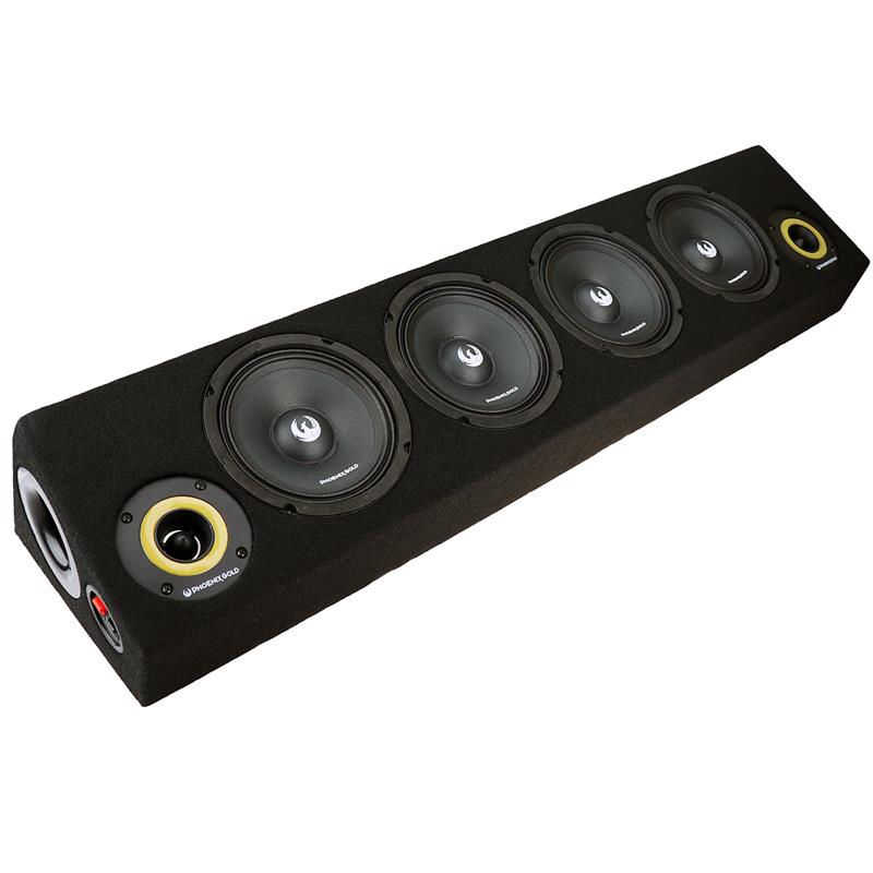 Phoenix Gold ZPBOX654, 1520 W proffsljud-högtalarlåda i svart, ersatt av ZP65BOX