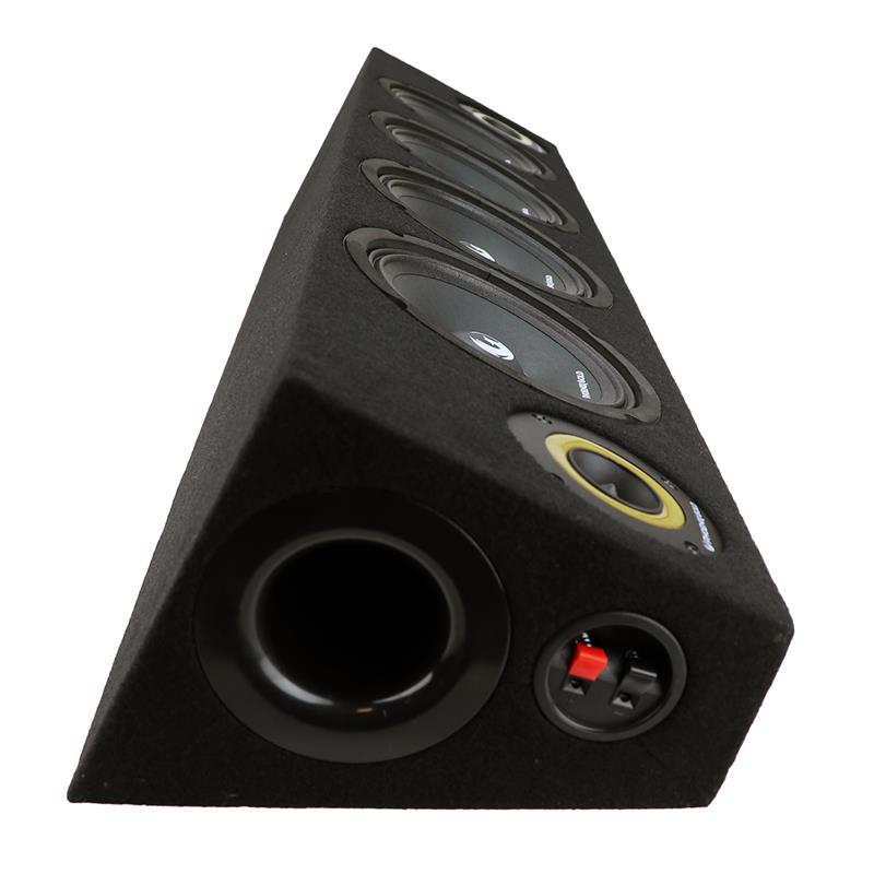 Phoenix Gold ZPBOX654, 1520 W proffsljud-högtalarlåda i svart, ersatt av ZP65BOX