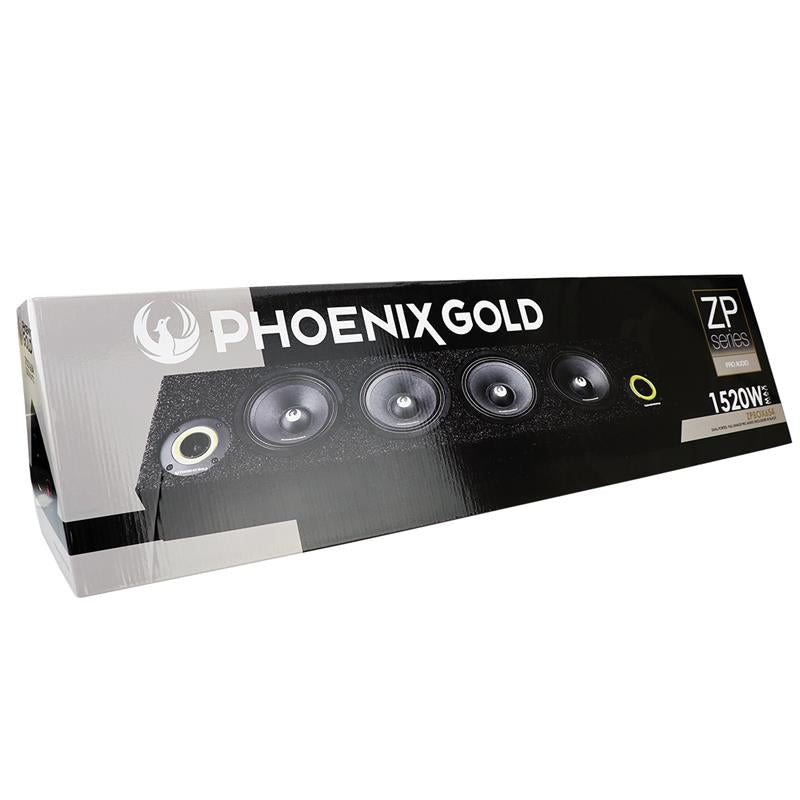 Phoenix Gold ZPBOX654, 1520 W proffsljud-högtalarlåda i svart, ersatt av ZP65BOX