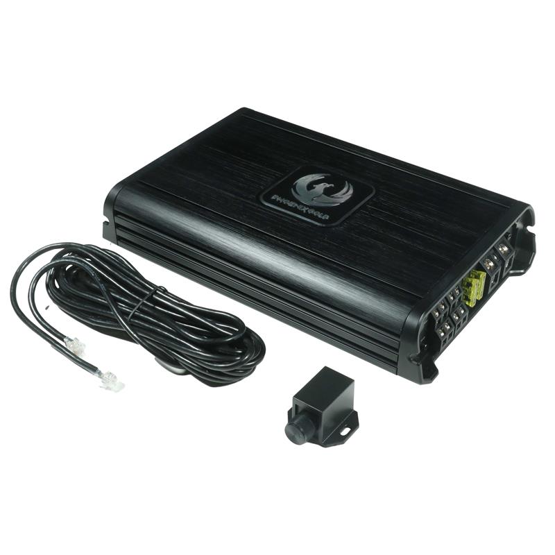 Phoenix Gold ZT6004R, 24-volts 4-kanalsförstärkare 4 x 100 W RMS vid 4 ohm med fjärrkontroll