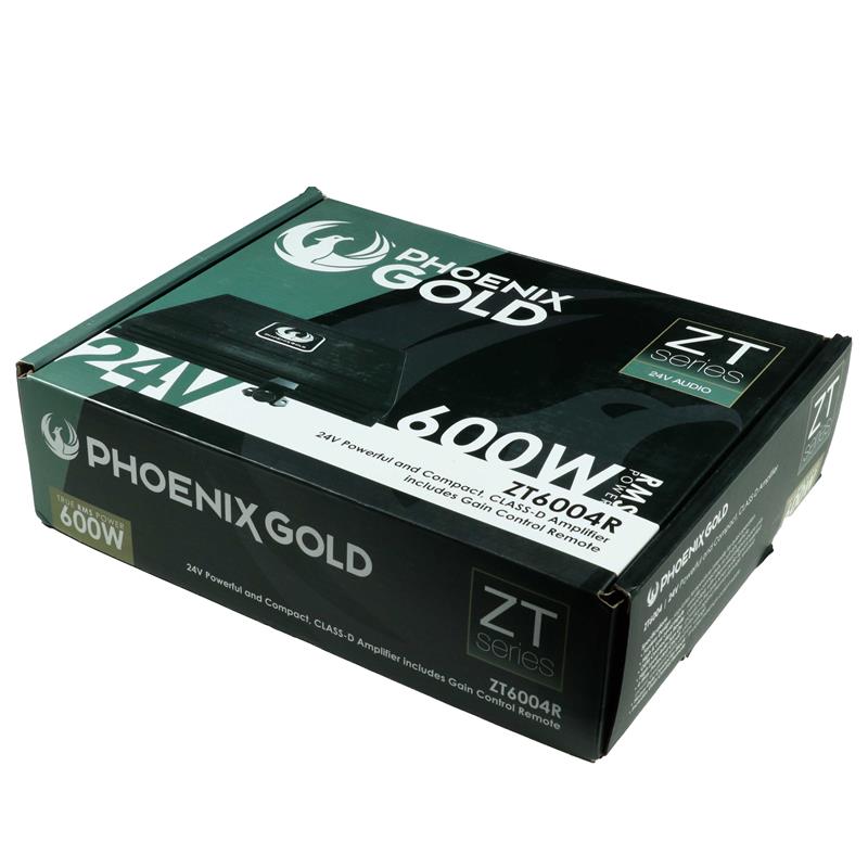 Phoenix Gold ZT6004R, 24-volts 4-kanals slutsteg