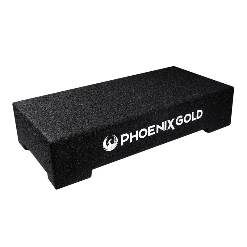 Phoenix Gold ZX28PBS, nedåtriktad baslåda med dubbla 8-tums element och passiv radiator
