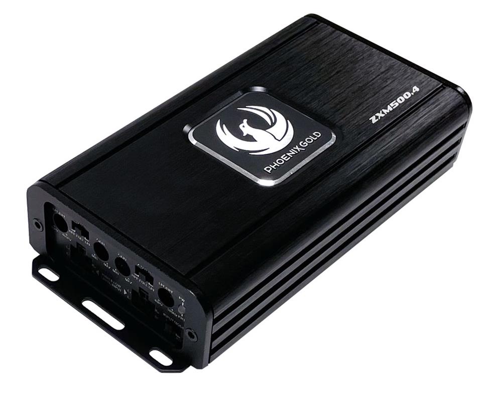 Phoenix Gold ZXM5004, 2-ohmsstabil 4-kanals miniförstärkare 4 x 80 W RMS vid 4 ohm