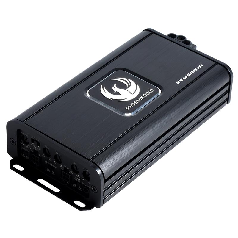 Phoenix Gold ZXM600.3i, 3-kanals miniförstärkare 2 x 75 W vid 4 ohm och 350 W RMS vid 2 ohm