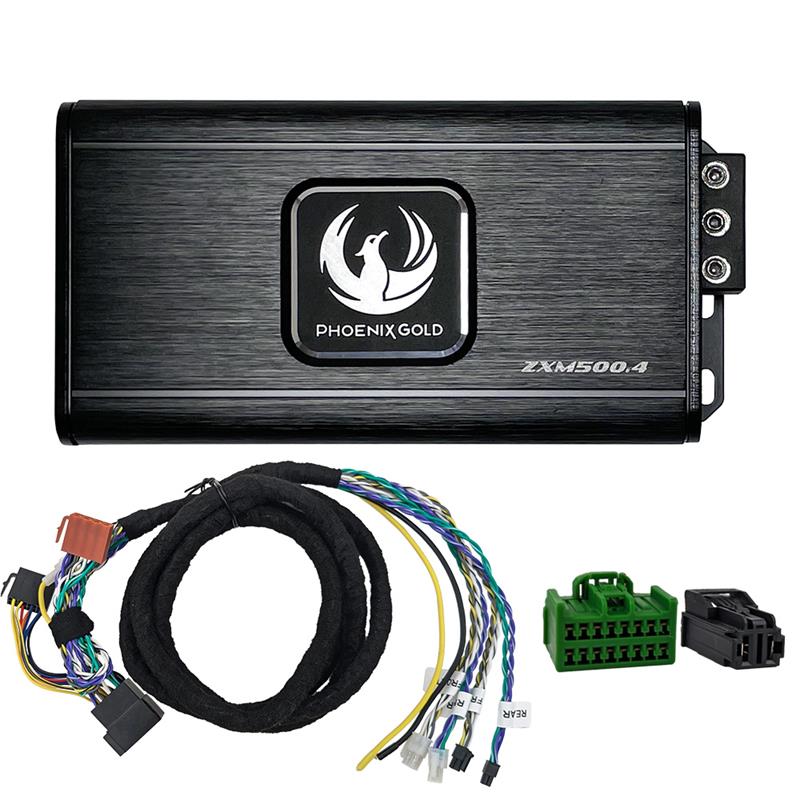 Phoenix Gold ZXMPV1, 500 W 4-kanals Plug & Play-förstärkaruppgradering för Volvo från 2017