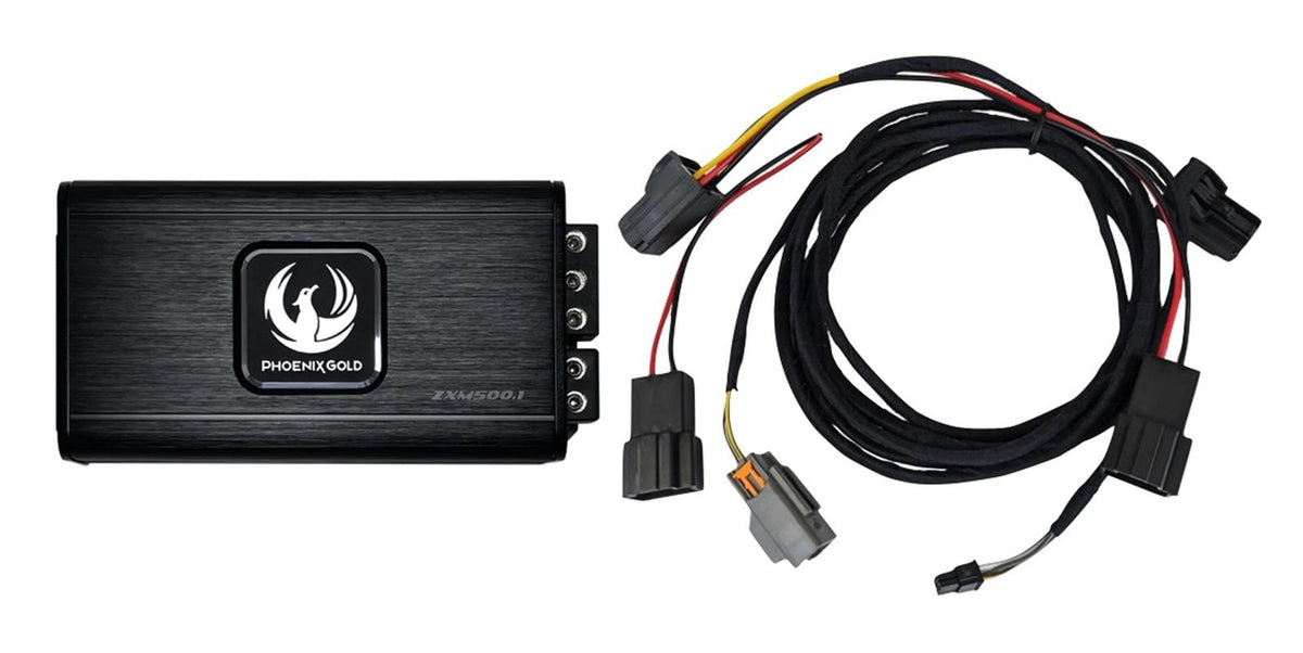 Phoenix Gold ZXMSP2, subwoofer- och förstärkaruppgradering för Polestar 2 med Harman Kardon-ljudsystem