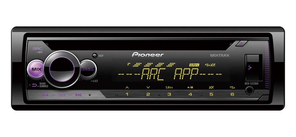 Pioneer DEH-S220UI, Bilstereo med MP3, AUX, USB, iPod och 2 Lineout