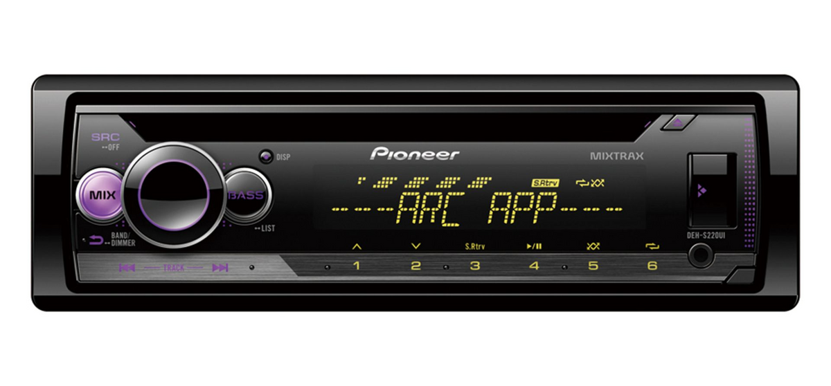 Pioneer DEH-S220UI, Bilstereo med MP3, AUX, USB, iPod och 2 Lineout