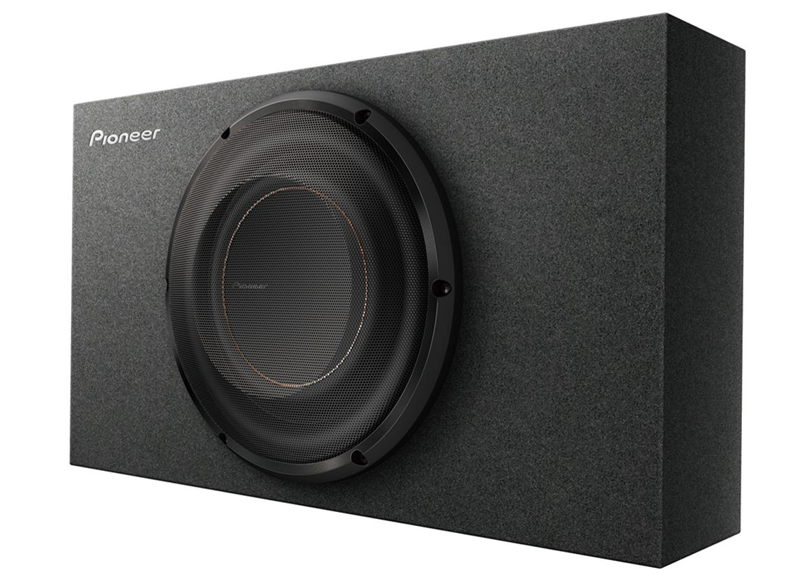 Pioneer TS-D10LB, 10-tums smal baslåda i D-serien, 1300 W, 2 ohm