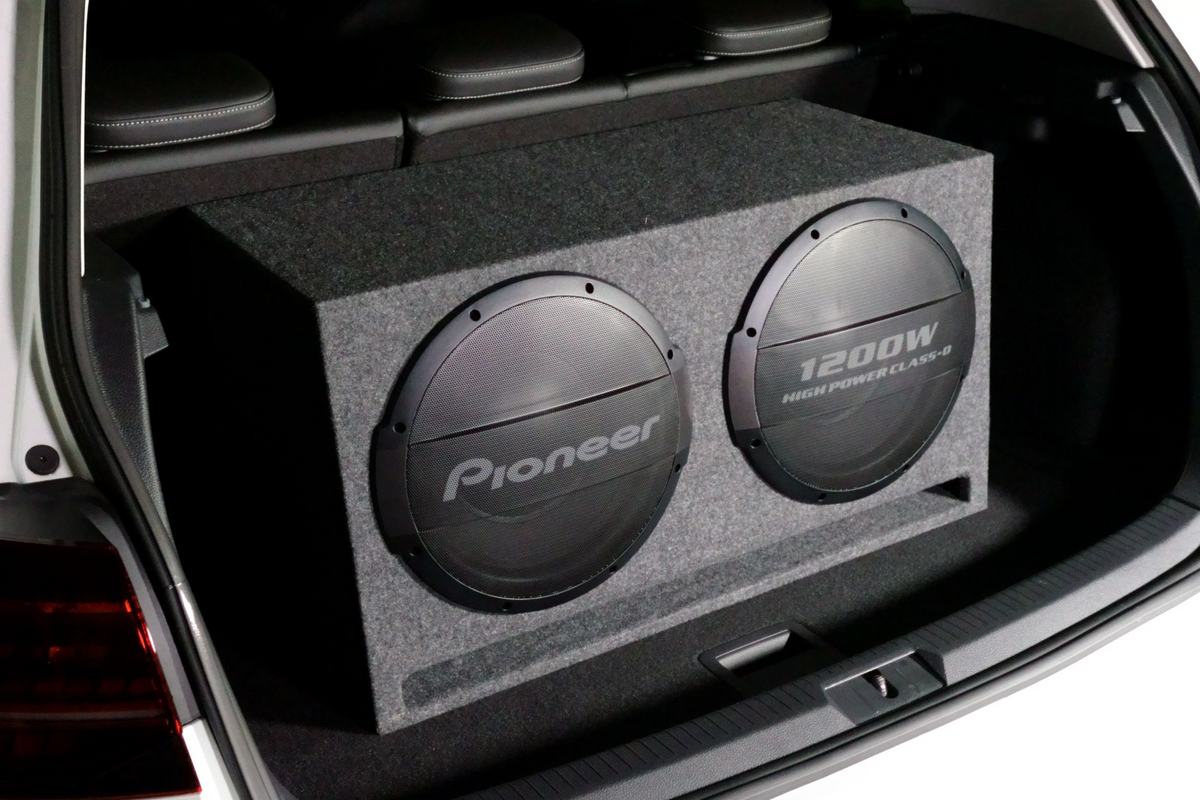 Pioneer TS-WX1220AH, PWD SWF 12-tums med dubbla enheter, portad