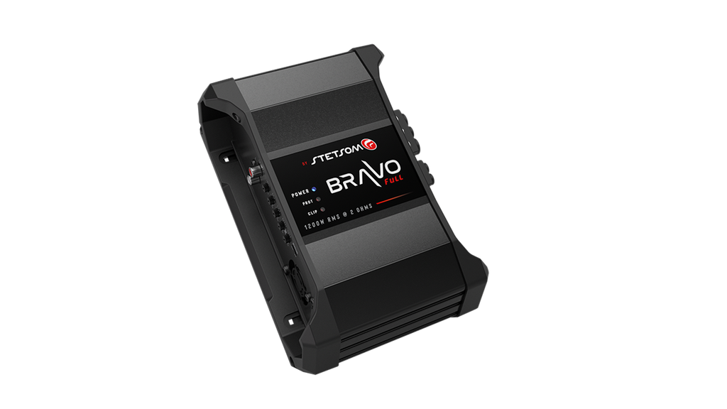 Stetsom Bravo Full 1200_2, Bravo Full 1200 W monoblock-slutsteg, 2 ohm