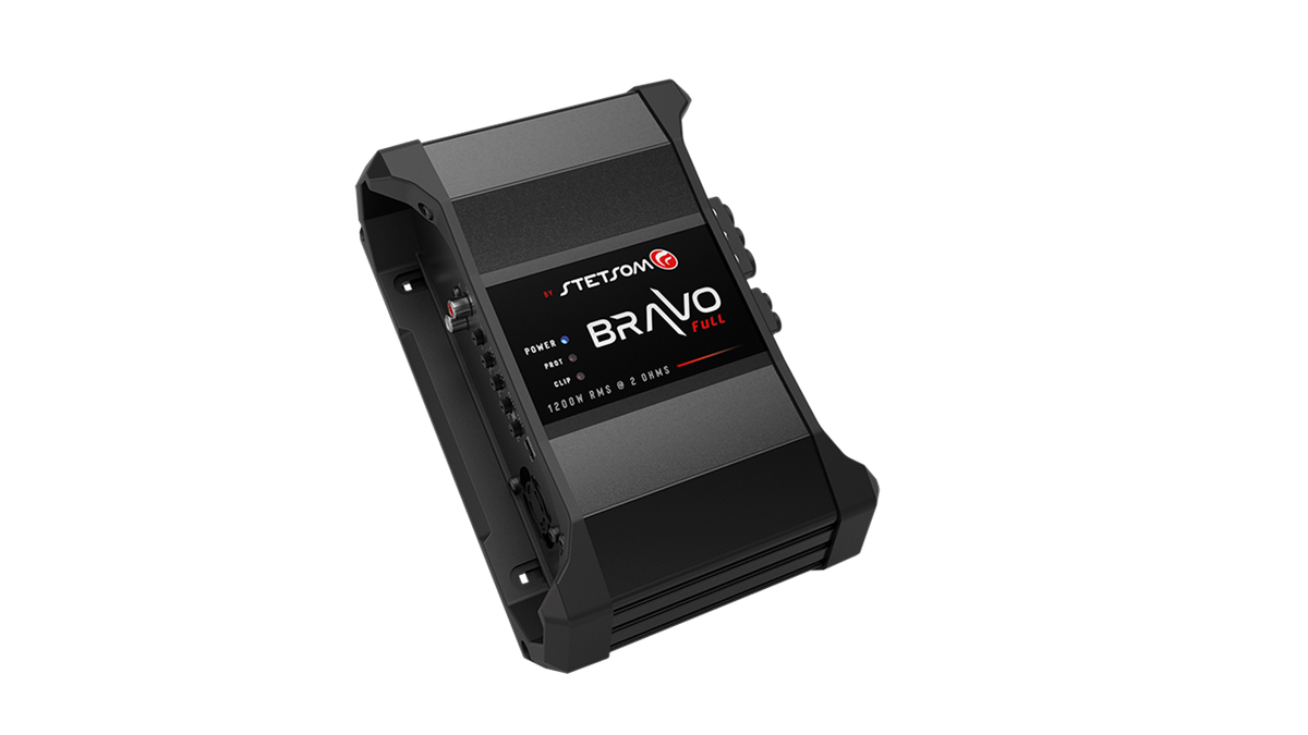 Stetsom Bravo Full 1200_2, Bravo Full 1200 W monoblock-slutsteg, 2 ohm