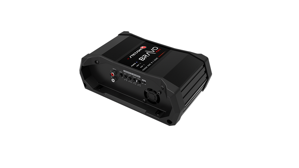 Stetsom Bravo Full 1200_2, Bravo Full 1200 W monoblock-slutsteg, 2 ohm