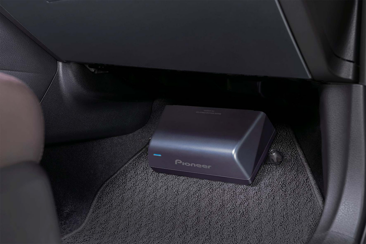 Pioneer TS-WX010A, liten aktiv baslåda, klass D, 160 W
