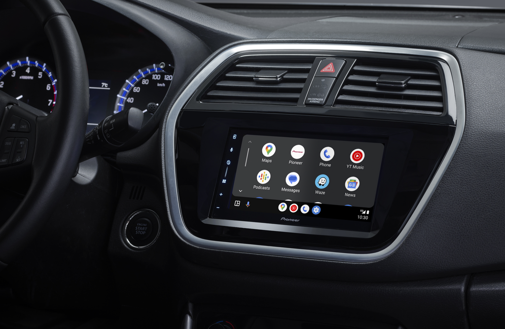Pioneer SPH-DA77DAB, Bilstereo med Bluetooth, DAB, CarPlay och Android Auto