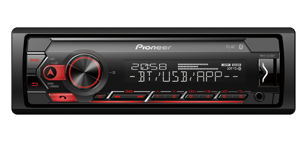 Pioneer MVH-S320BT, Bilstereo med Bluetooth och USB