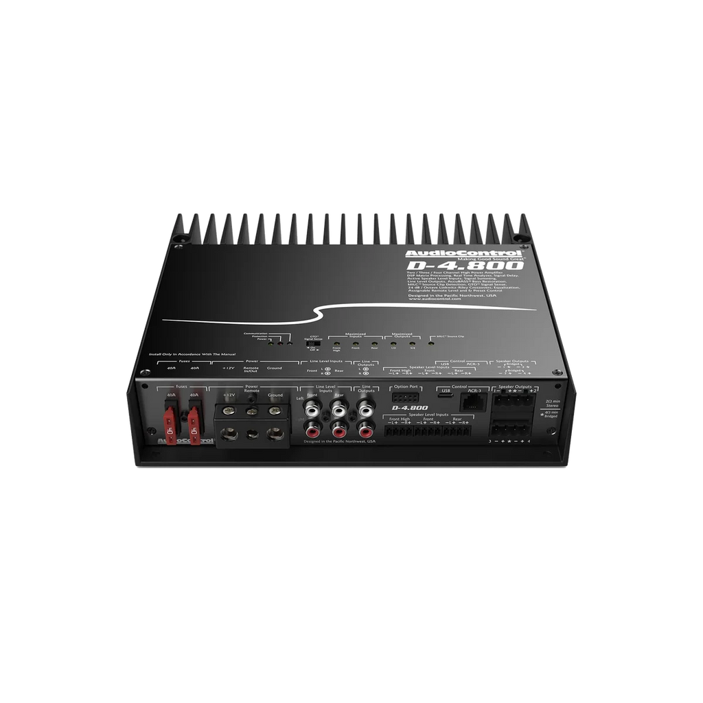 AudioControl D-4.800, 4-kanals DSP-slutsteg