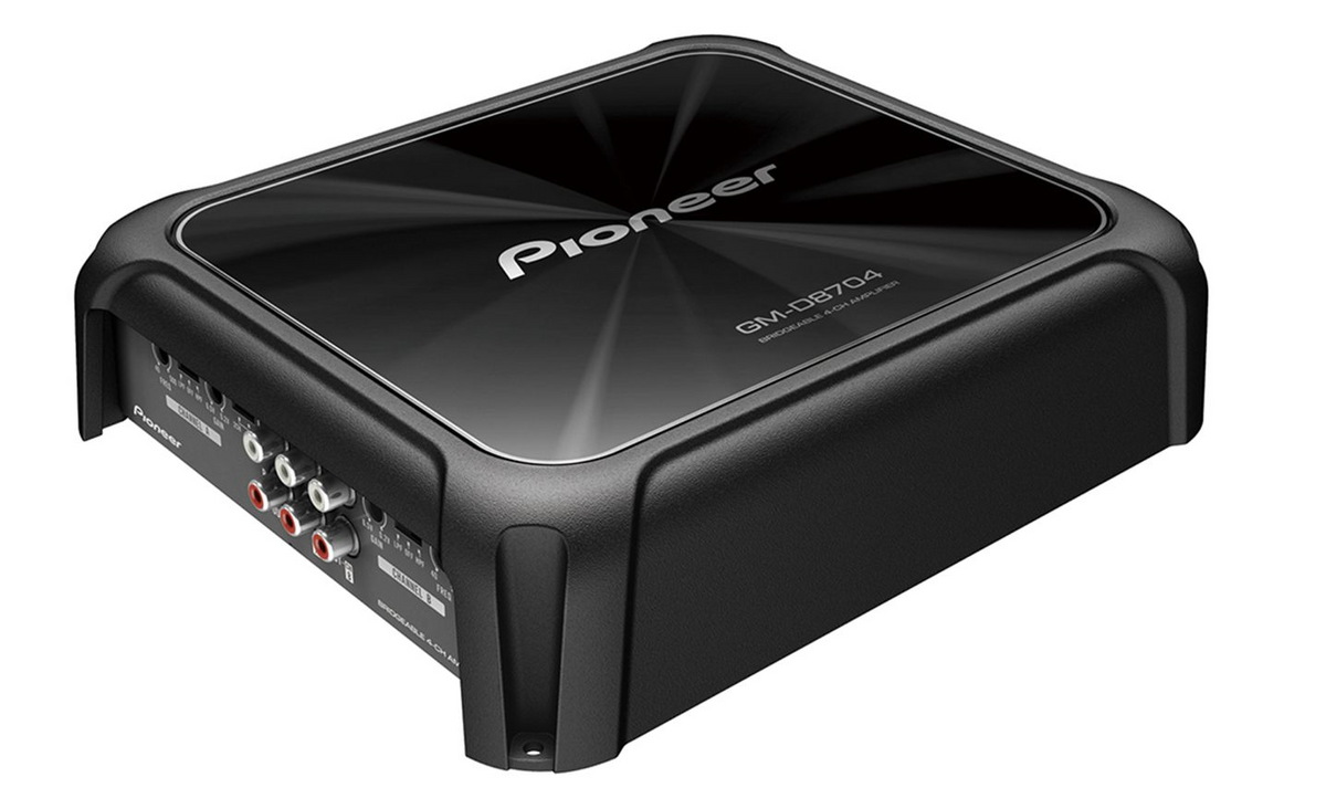 Pioneer GM-D8704, 4-kanals 1200 W klass D-slutsteg