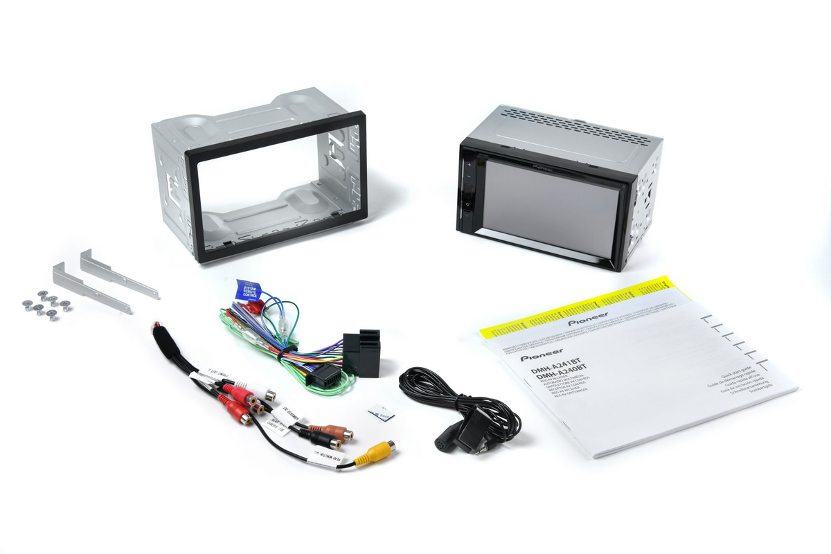 Pioneer AVH-A240BT, Bilstereo med CD/DVD, USB, iPod och 6,2-tums skärm