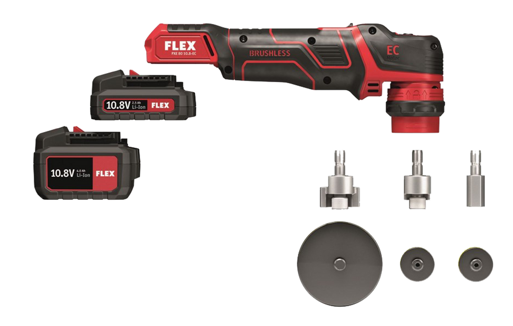 FLEX PXE 80 batteridriven polermaskin, 3 tum och 1 tum