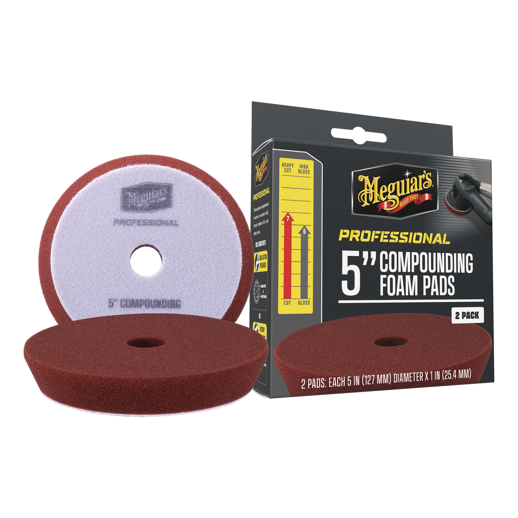 Professionella grovpolerande skumtrissor 5" 2-pack