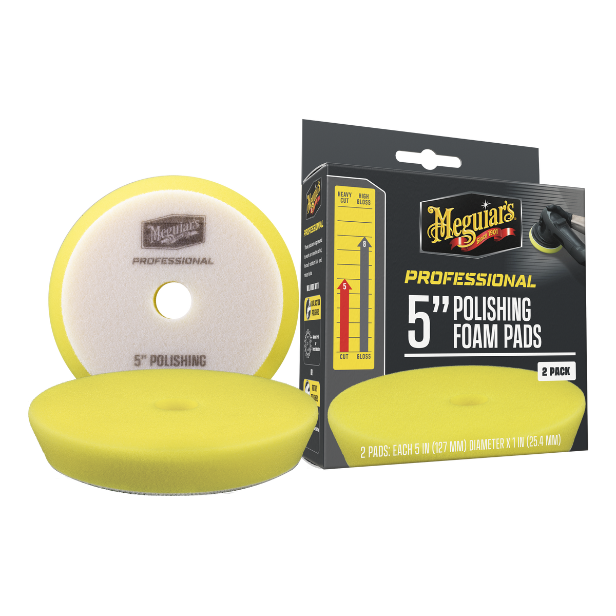 Professionella polerskumtrissor 6" 2-pack