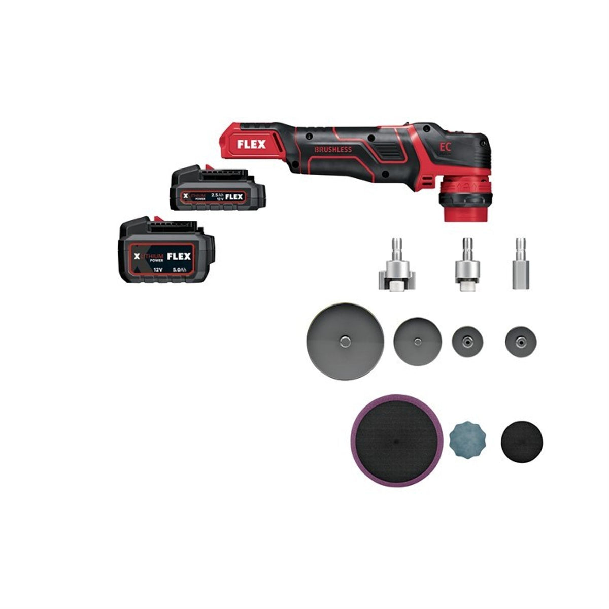 FLEX PXE 80 12-EC batteridriven polermaskin, 12 V paket i L-BOXX