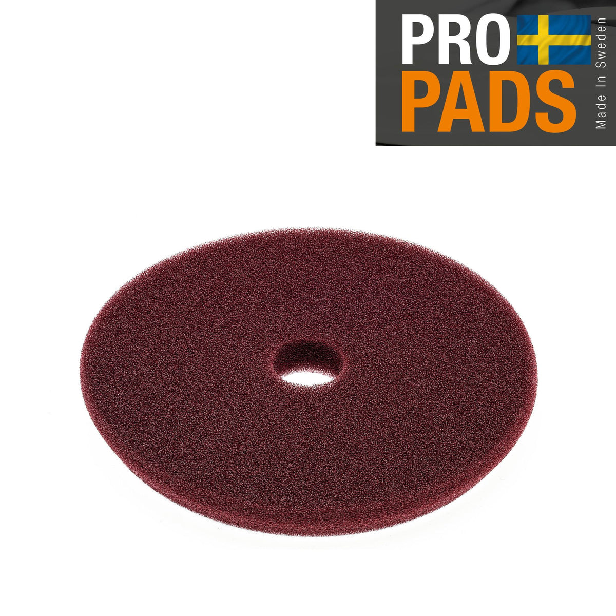 ProPad vinröd tunn polertrissa 139/129 mm