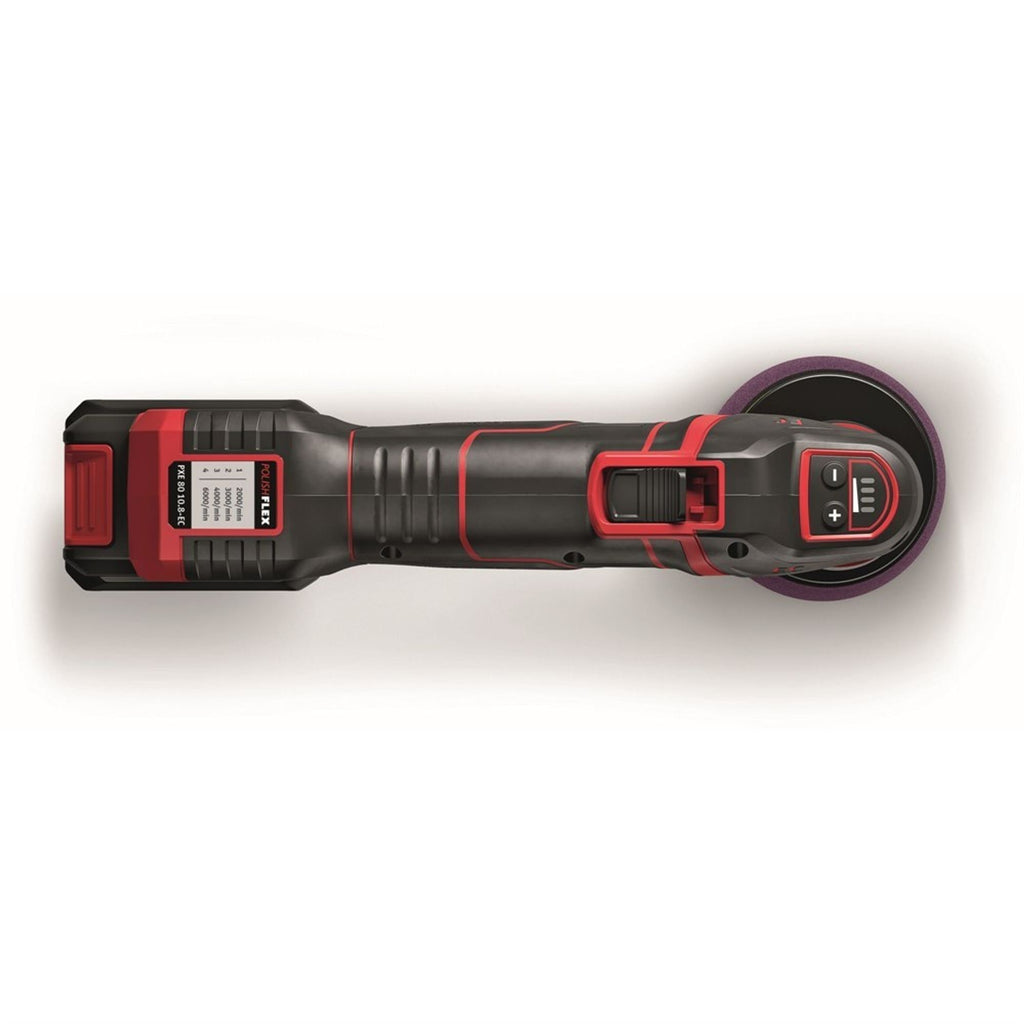 FLEX PXE 80 12-EC batteridriven polermaskin, 12 V paket i L-BOXX