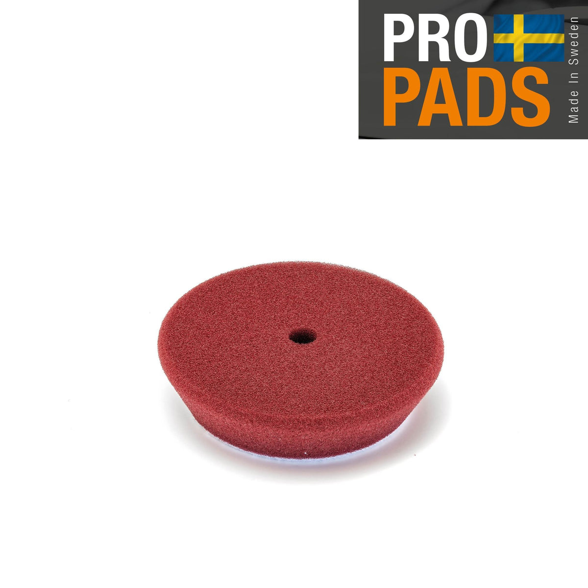 ProPads vinröd HR-polerrondell 95/80 mm