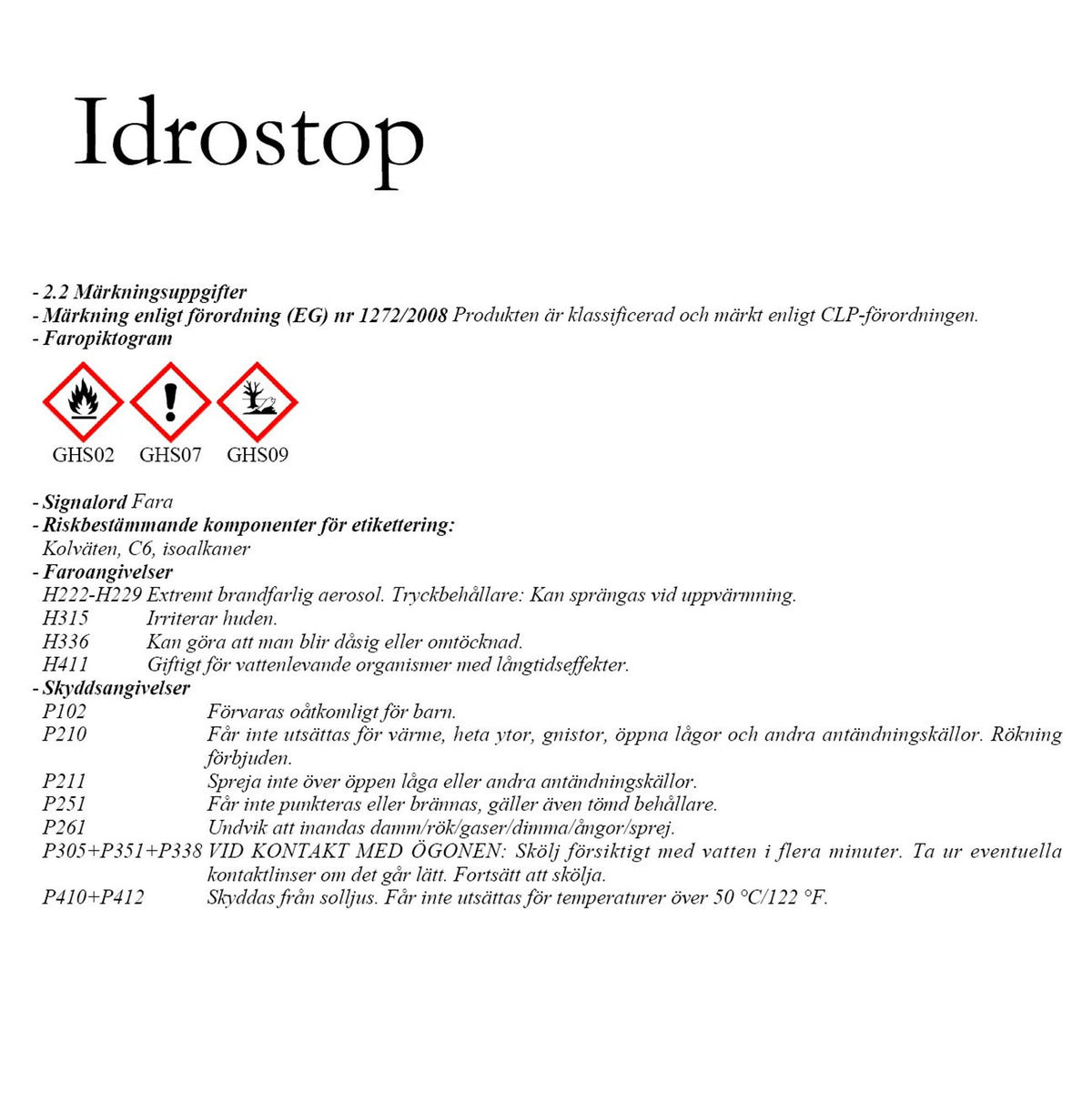 MA-FRA Idrostop textilimpregnering – 300 ml