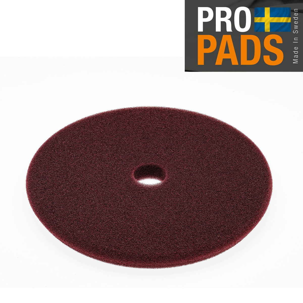 ProPad vinröd tunn polertrissa 164/154 mm