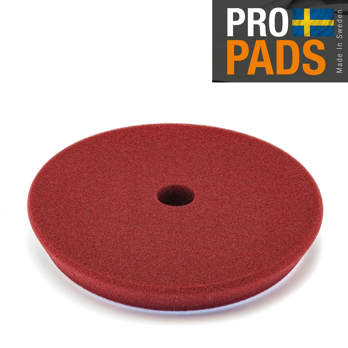 ProPads vinröd HR-polerrondell 175/160 mm