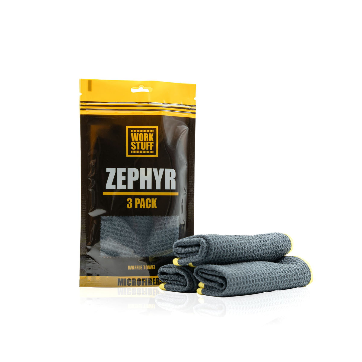 Work Stuff Zephyr våffelduk 400 gsm 35 × 35 cm, 3-pack