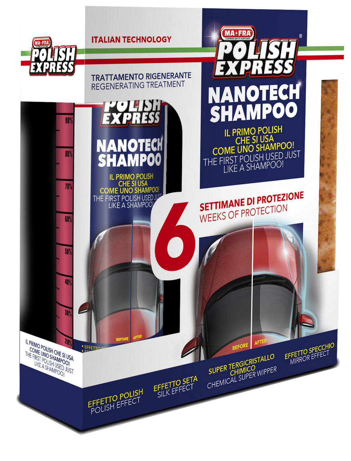 MA-FRA Polish Express polerschampopaket 250 ml med svamp